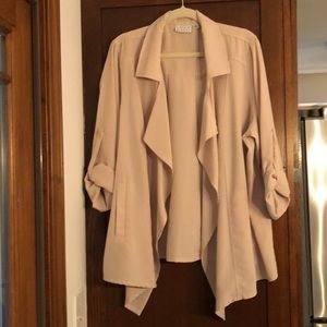 Never worn! Polyester blouse/jacket